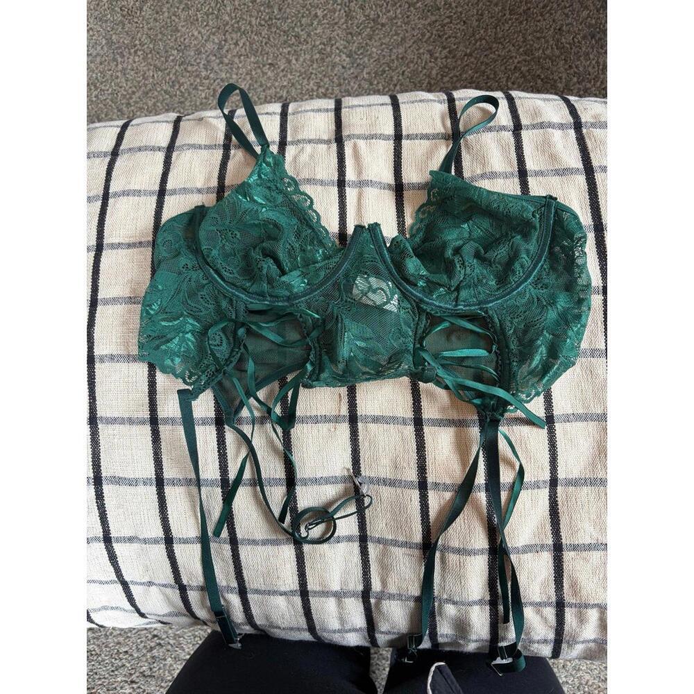 AvidLove green lingerie bra top size XL